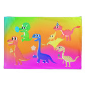 wilde dinosaurussen kussensloop (Achterkant)