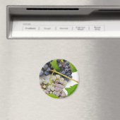 Wilde druiven en bladeren magneet (Insitu (Vaatwasser))