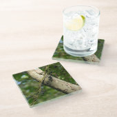 "Wilde druiven" Oorspronkelijke kunst van KAS Glazen Onderzetter (Schuin)