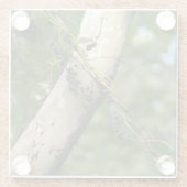 "Wilde druiven" Oorspronkelijke kunst van KAS Glazen Onderzetter (Achterkant)