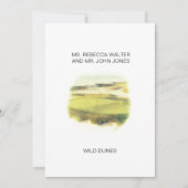 Wilde duinen - Charleston Feestdagenkaart (Voorkant)