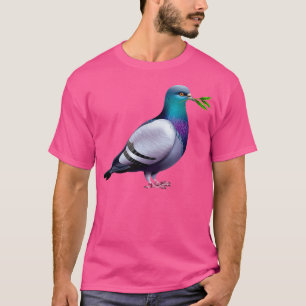 Wilde duivenduif paars 1 t-shirt