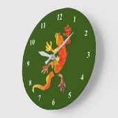 Wilde eco-gekko-hagedis grote klok (Hoek)