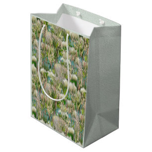 Wilde ecologisch vriendelijke inheemse grassen in medium cadeauzakje