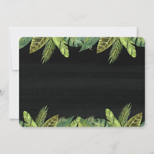 Wilde één 1e verjaardag fotonodigjongen safari kaart (Achterkant)