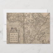 Wilde Eén Afrikaanse Safari Dieren Foto 1e Verjaar Kaart (Achterkant)