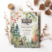 Wilde Eén Babybeer Bosdieren 1e Verjaardag