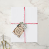 Wilde Eén Beer Herten Bos Feest Verjaardagsfeestje Cadeaulabel (Met Touw)