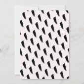 Wilde Eén Beer Meisje Roze 1e Verjaardag Kaart (Achterkant)