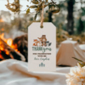 Wilde Eén Bosdier Eerste Verjaardag Geschenk Favor Cadeaulabel