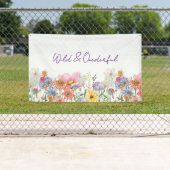 Wilde & Een-derful Wilde Bloem Verjaardag Spandoek (Insitu)