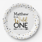 Wilde één document Borden Papieren Bordje (Voorkant)