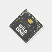 Wilde één Document Servet Gouden Kroon Eerste Verj (Hoek)