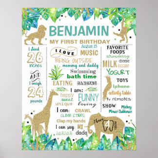 Wilde één Eerste mijlpaal van de Dag van de Woensd Poster