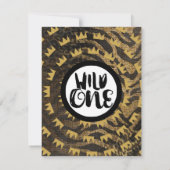 Wilde Eén koning van de Dingen krong 1ste verjaard Kaart (Achterkant)