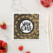 Wilde Eén koning van de Dingen krong 1ste verjaard Servet (Insitu)