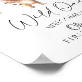 Wilde één leeuw met Ballon eergisteren welkom Poster (Hoek)