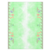 Wilde één Oerwoud vriend blauw bruin eerste verjaa Tafelkleed (Voorkant)