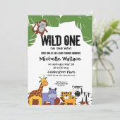 Wilde één over de manier waarop het Oerwoud thema Kaart (Staand voorkant)