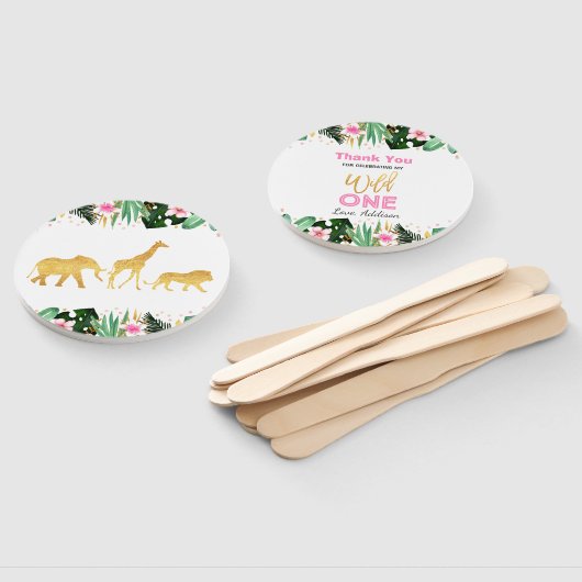 Wilde een partij met handveefdieren voor Oerwoud Handwaaier (Niet-gemonteerd)