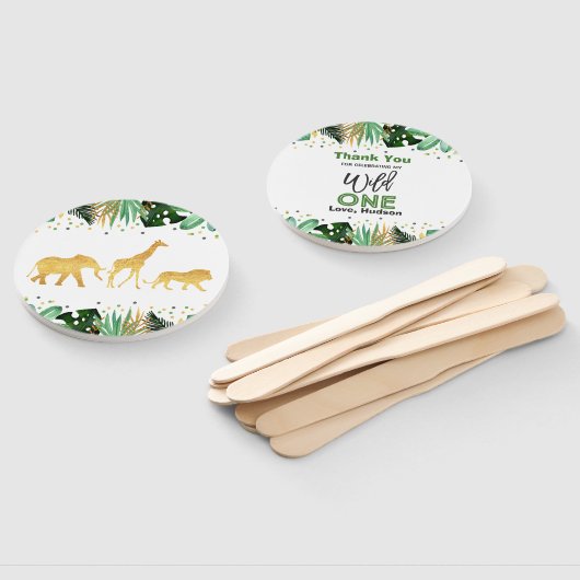 Wilde een partij met handveefdieren voor Oerwoud Handwaaier (Niet-gemonteerd)