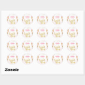 Wilde één partij voor Labels Envelope Sticker Gold (Vel)