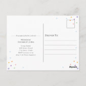 Wilde Eén Regenboog Kinderverjaardag Briefkaart (Achterkant)