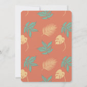 Wilde Eén Safari Boho 1e Verjaardag Kaart (Achterkant)