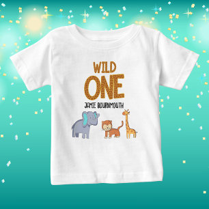 Wilde Eén Safari Thema Jongens 1e Verjaardag