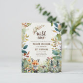 Wilde Eén Vos Baby Bosdieren Rustiek (Staand voorkant)