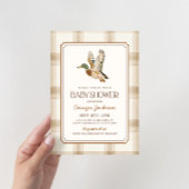 Wilde Eend Baby Shower Kaart