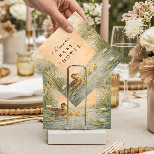 Wilde Eend Baby Shower Servet