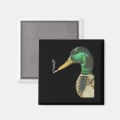 Wilde eend die sigaret rookt meme grappige wilde e magneet (Voorkant / Achterkant)