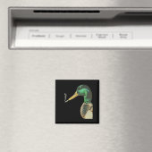 Wilde eend die sigaret rookt meme grappige wilde e magneet (Insitu (Vaatwasser))