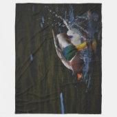 WILDE EEND FLEECE DEKEN (Voorkant)