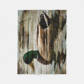 Wilde Eend Fleece Deken (Voorkant)