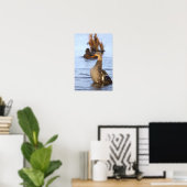 Wilde Eend Foto Poster (Thuiskantoor)