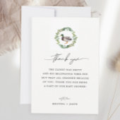 Wilde Eend Kleine Eend Baby Shower Bedankkaart