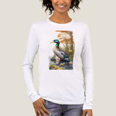 Wilde Eend Lange Mouwen Shirt (Voorkant volledig)
