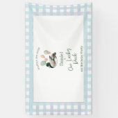 Wilde Eend Lucky Duck 1e Verjaardag Spandoek (Verticaal)