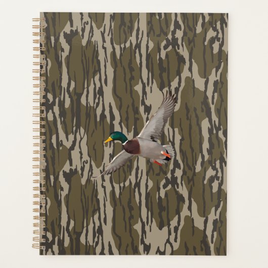 Wilde Eend Onderkant Camo Jachtseizoen Planner (Voorkant)