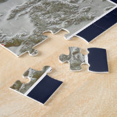 Wilde Eend op Bevroren Meer Legpuzzel (Zijkant)