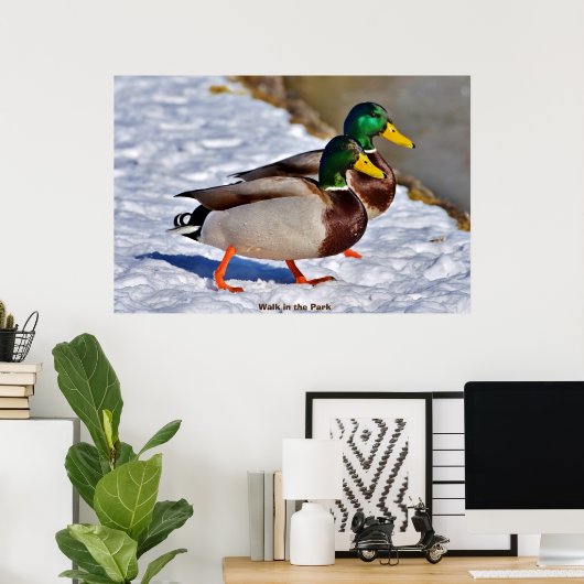 Wilde Eend Poster (Thuiskantoor)