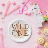 Wilde eenden eerste geboorte wilde dieren papieren bordje (Feest)