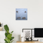 Wilde Eenden Foto Poster (Thuiskantoor)
