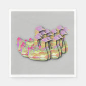 Wilde eenden in een kudde servet (Voorkant)