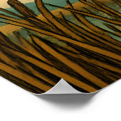 Wilde eenden in vlucht Wildlife Art Poster (Hoek)