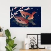 Wilde eenden Kawase Hasui 1950 Poster (Thuiskantoor)