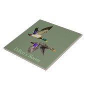 Wilde Eenden Kinderkamer Tegeltje (Zijkant)