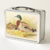Wilde Eenden Metalen Lunchbox (Achterkant)